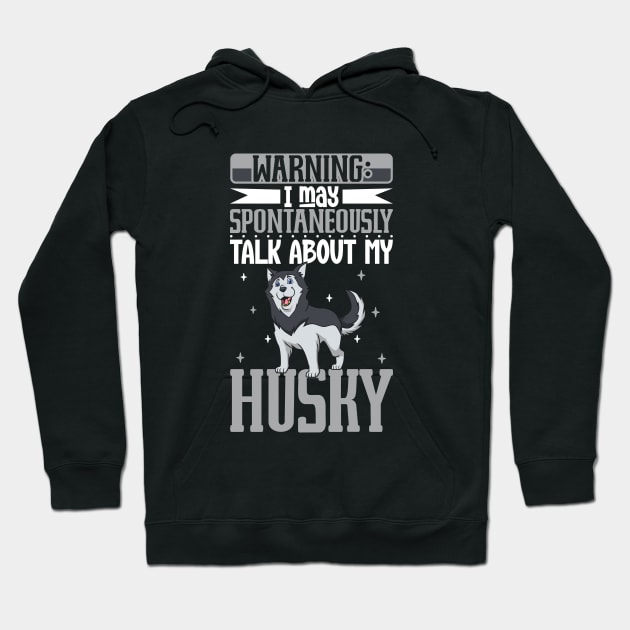 Siberian Husky lover Hoodie by Modern Medieval Design